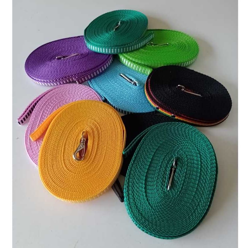Guia Longa (Vários Tamanhos e Cores) para Adestramento e Passeio Canino Bonita e Resistente