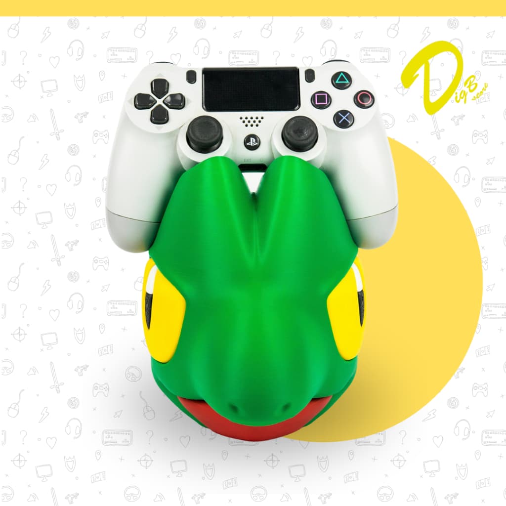Suporte para controle videogame Treecko Pokemon Playstation Xbox Decoração