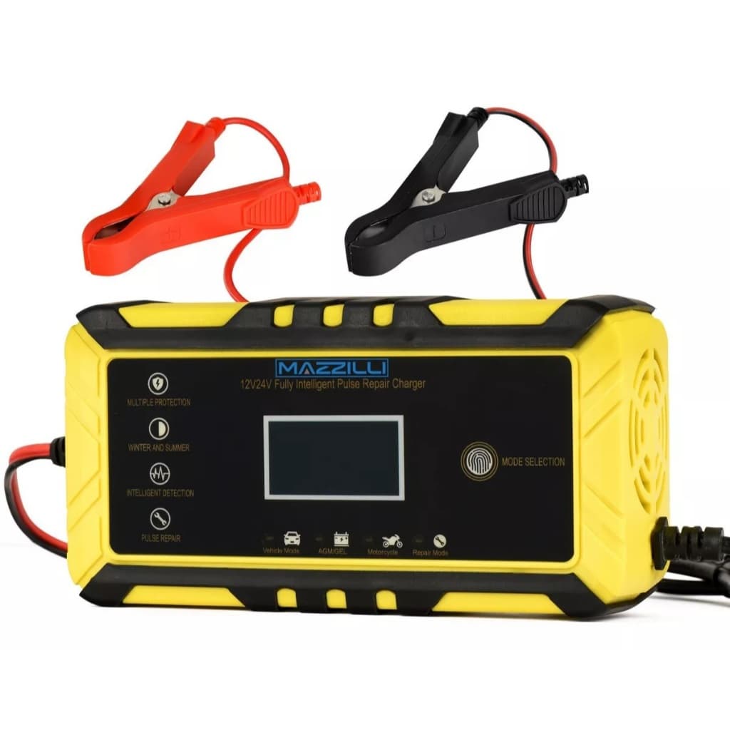 Carregador Bateria Bivolt Portatil 24v Auto 15ah-150ah