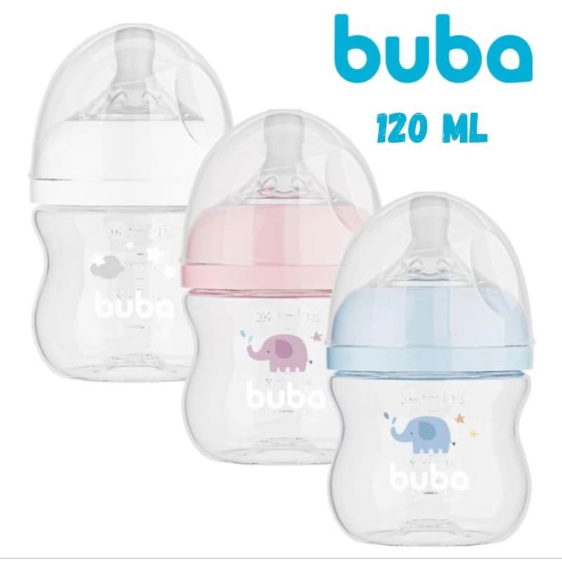 Mamadeira Anticólica Easy Flow  120ml (0m+)  Buba