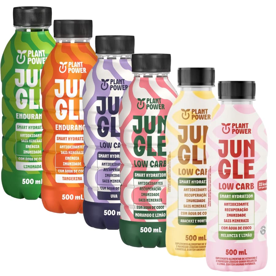 6 Jungle Isotônicos Zero Açúcar 500ml Sabores