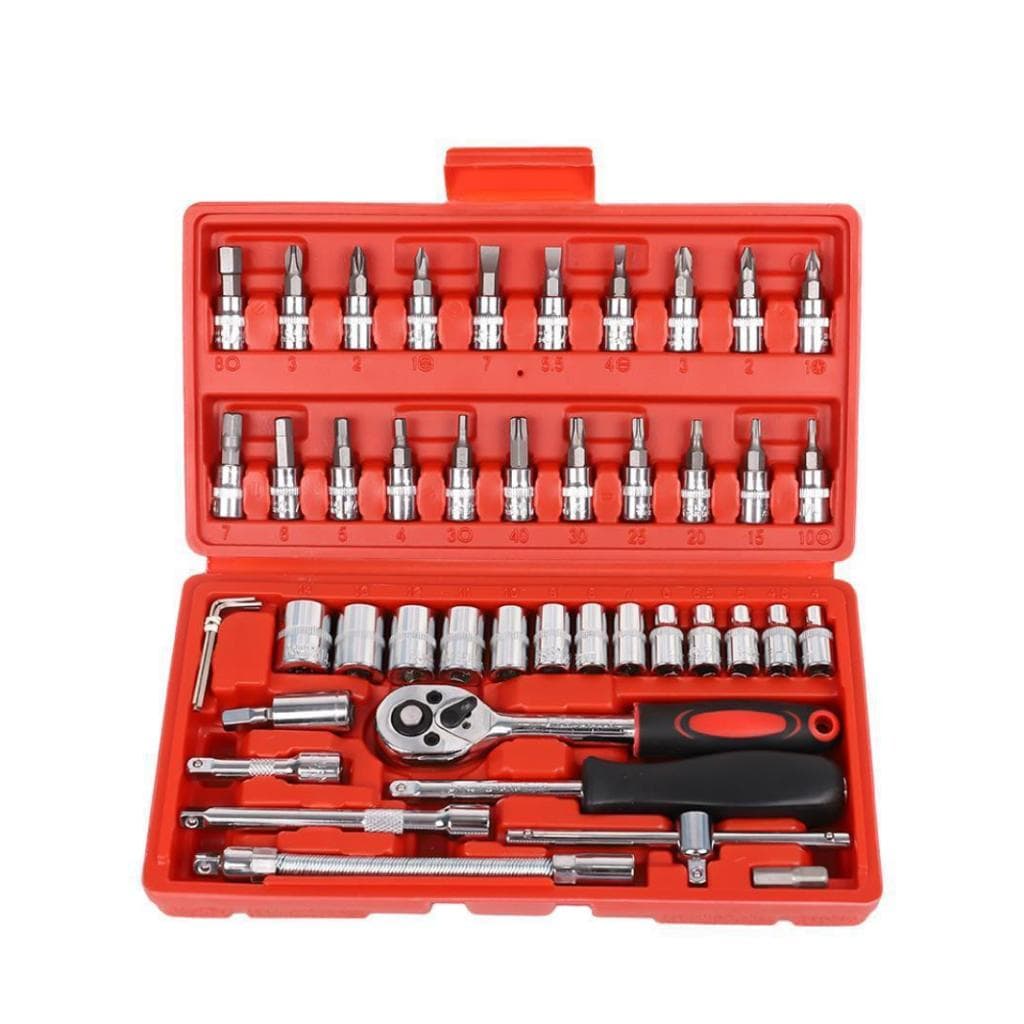 Kit Jogo Combo De Ferramentas Manuais Soquete Completo