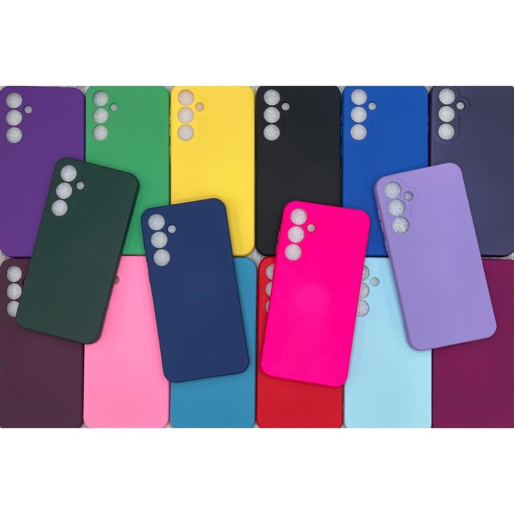 Capa Capinha Para Samsung A55 5G Silicone Aveludado Película Case