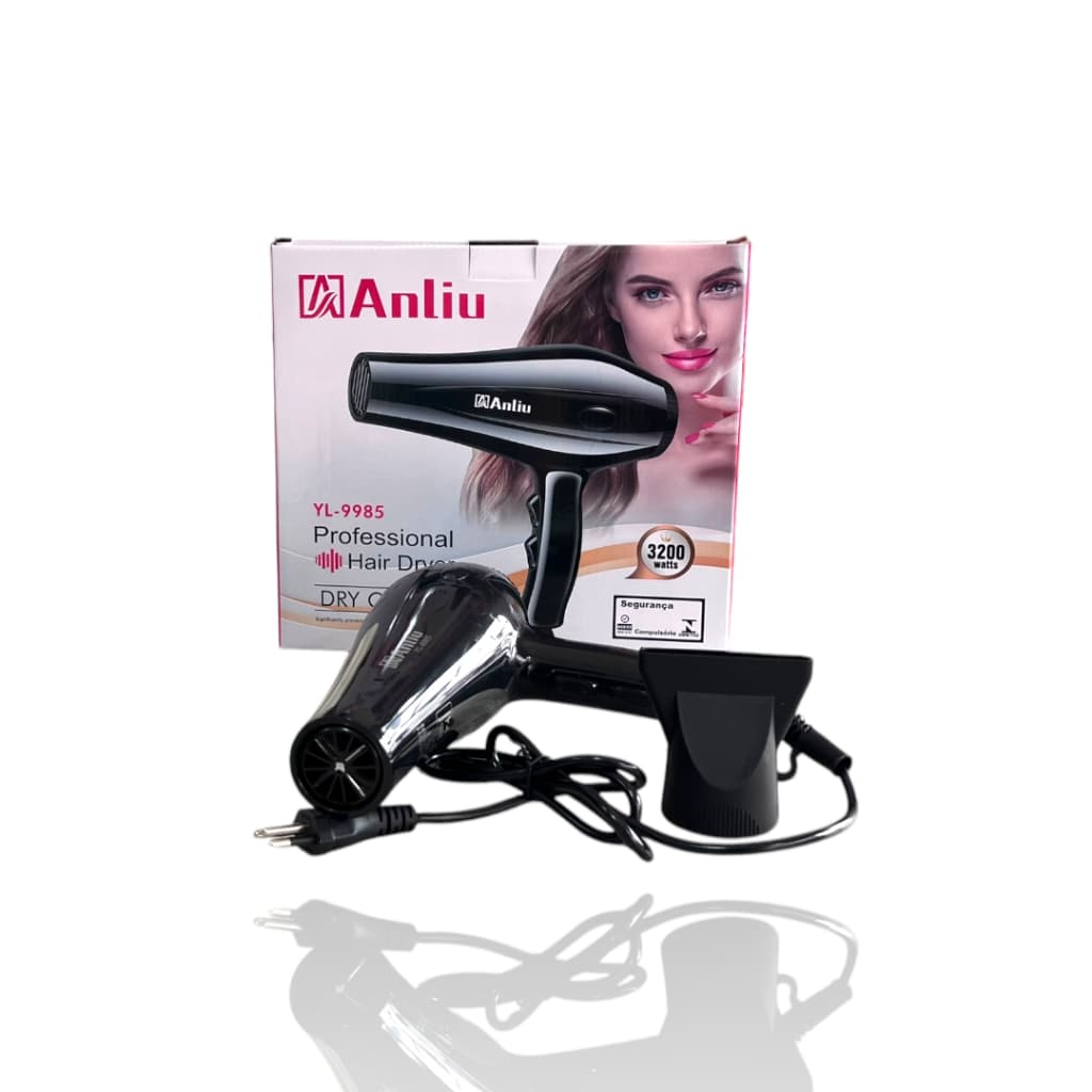 Secador De Cabelo 110V Profissional 3200W  Temperaturas Super Potente Voltagem 110v Anliu