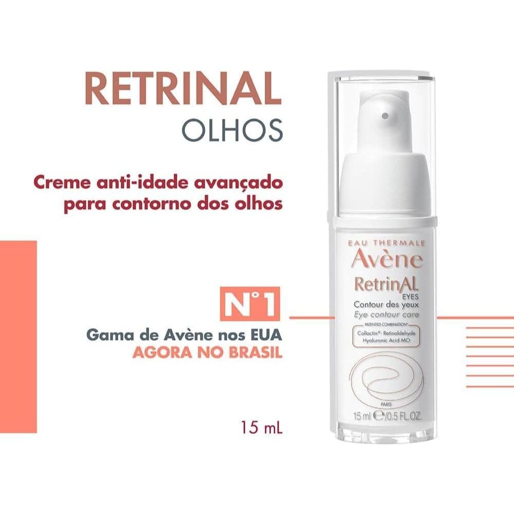 Creme Anti-Idade para a Área dos Olhos Avène RetrinAL - 15ml