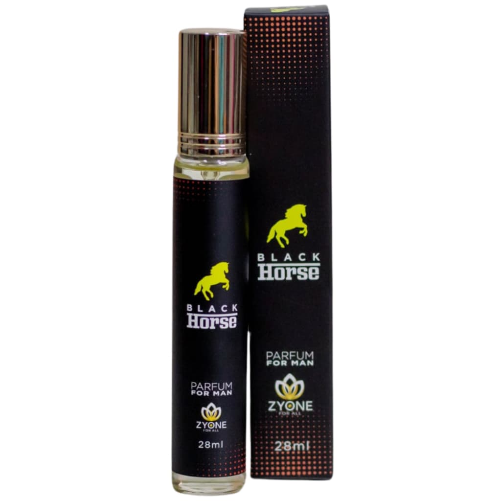 Perfume Masculino Black Horse  28ml Zyone  -  Perfume Importado - Alta Fixação