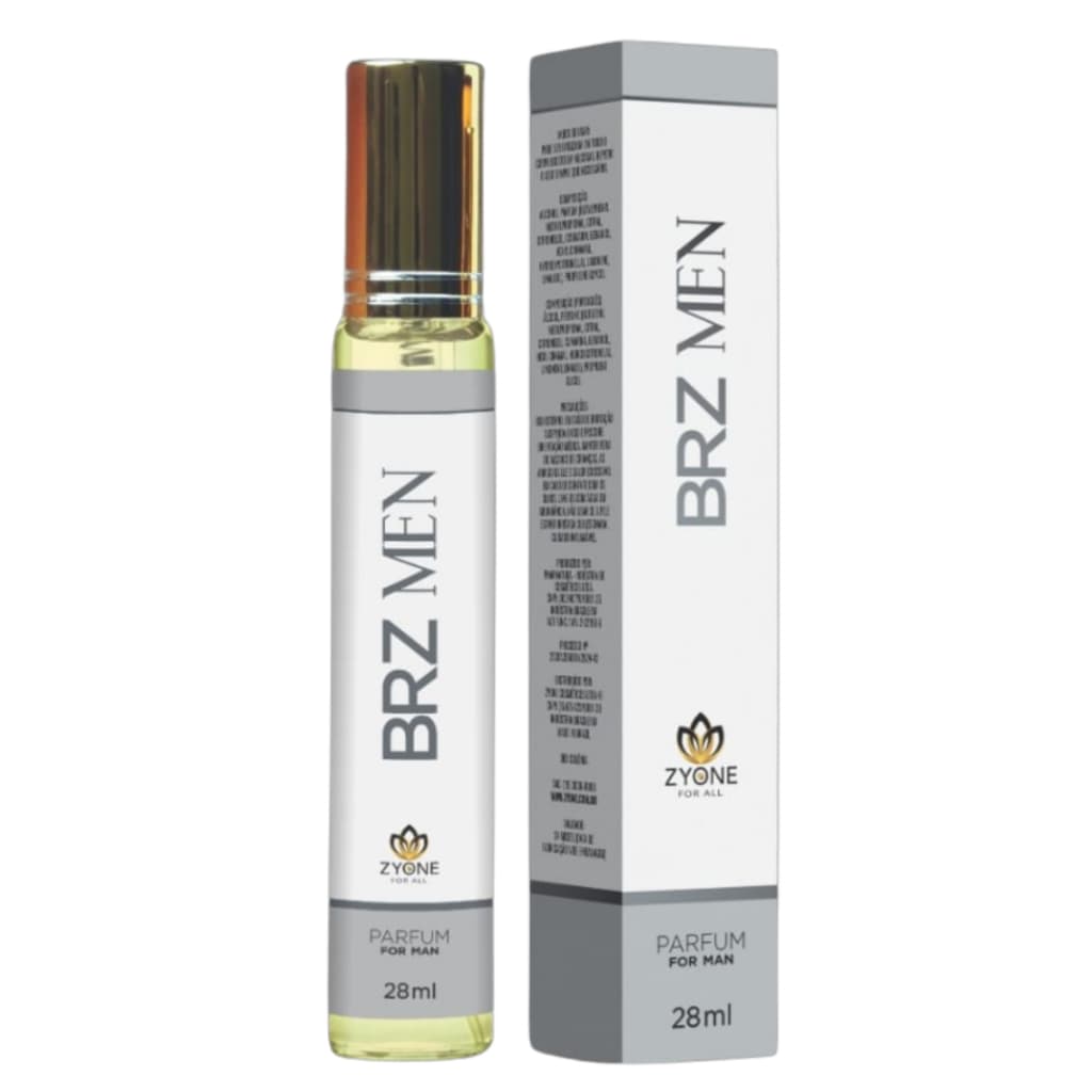 Perfume Masculino Brz Men 28ml Zyone  -  Perfume Importado - 12h de Fixação