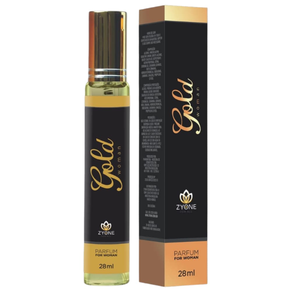 Perfume Feminino Gold Woman 28ml Zyone  -  Perfume Importado - Alta Fixação