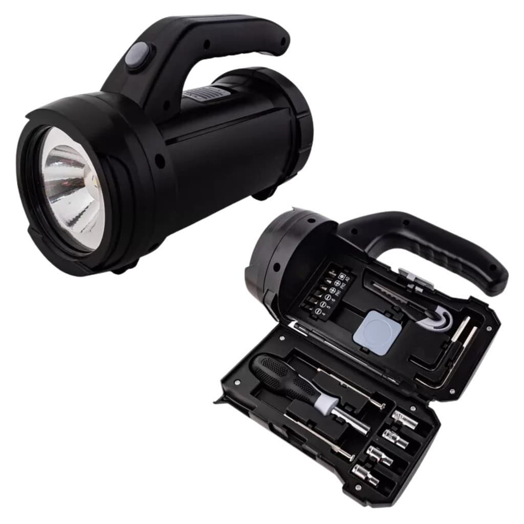 Jogo De Ferramentas 16 Peças Com Lanterna Led Mini Kit Ferramenta
