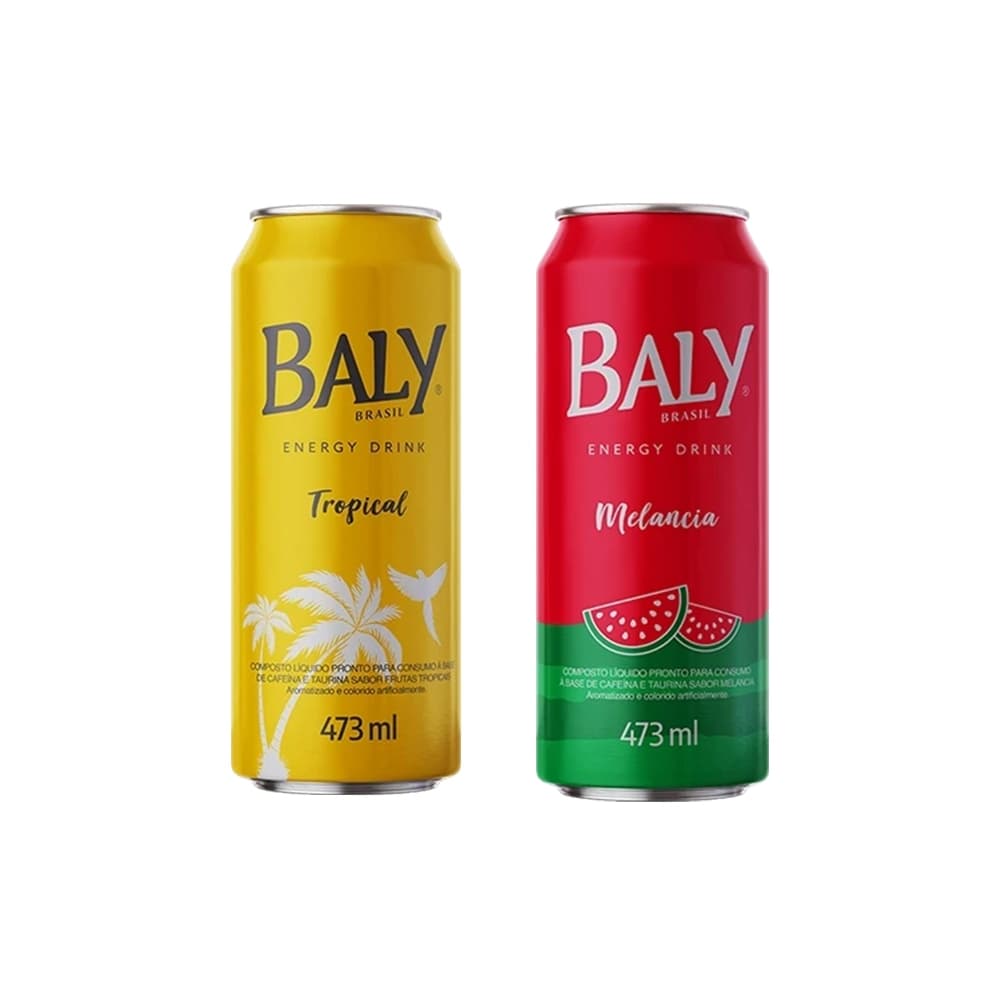 Kit 02 Energético Baly 473ml