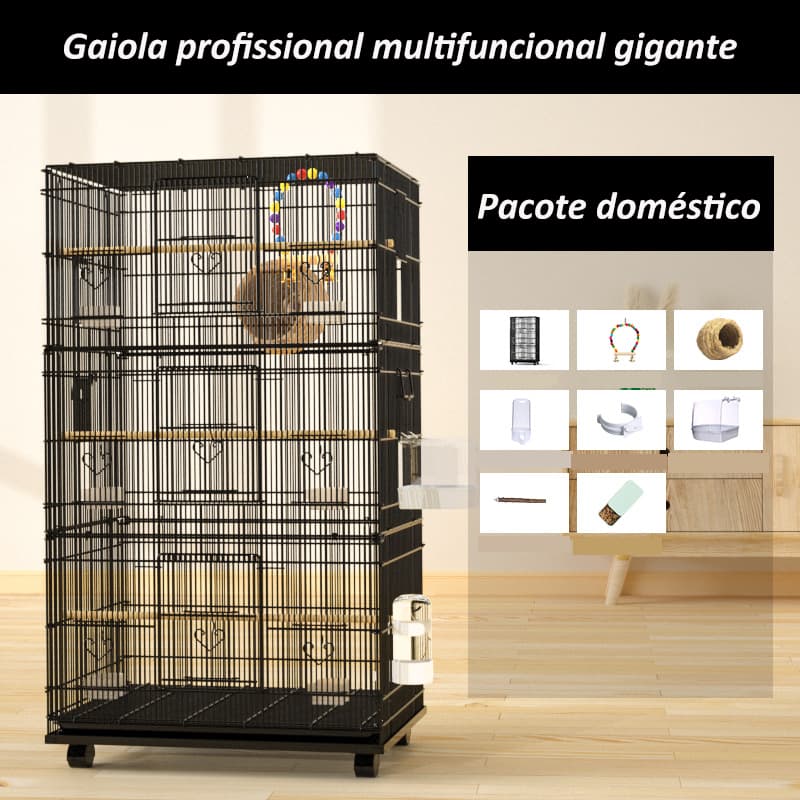 Gaiola De Pássaros Extra Grande Gaiola De Criação Nova Gaiola De Papagaio