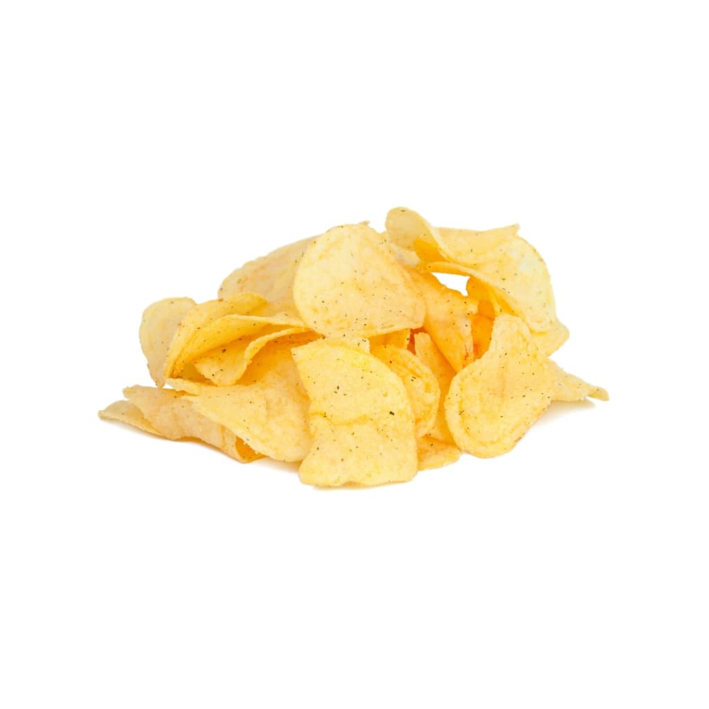 Batata Chips Com Lemon Pepper Snack Saudável A Granel