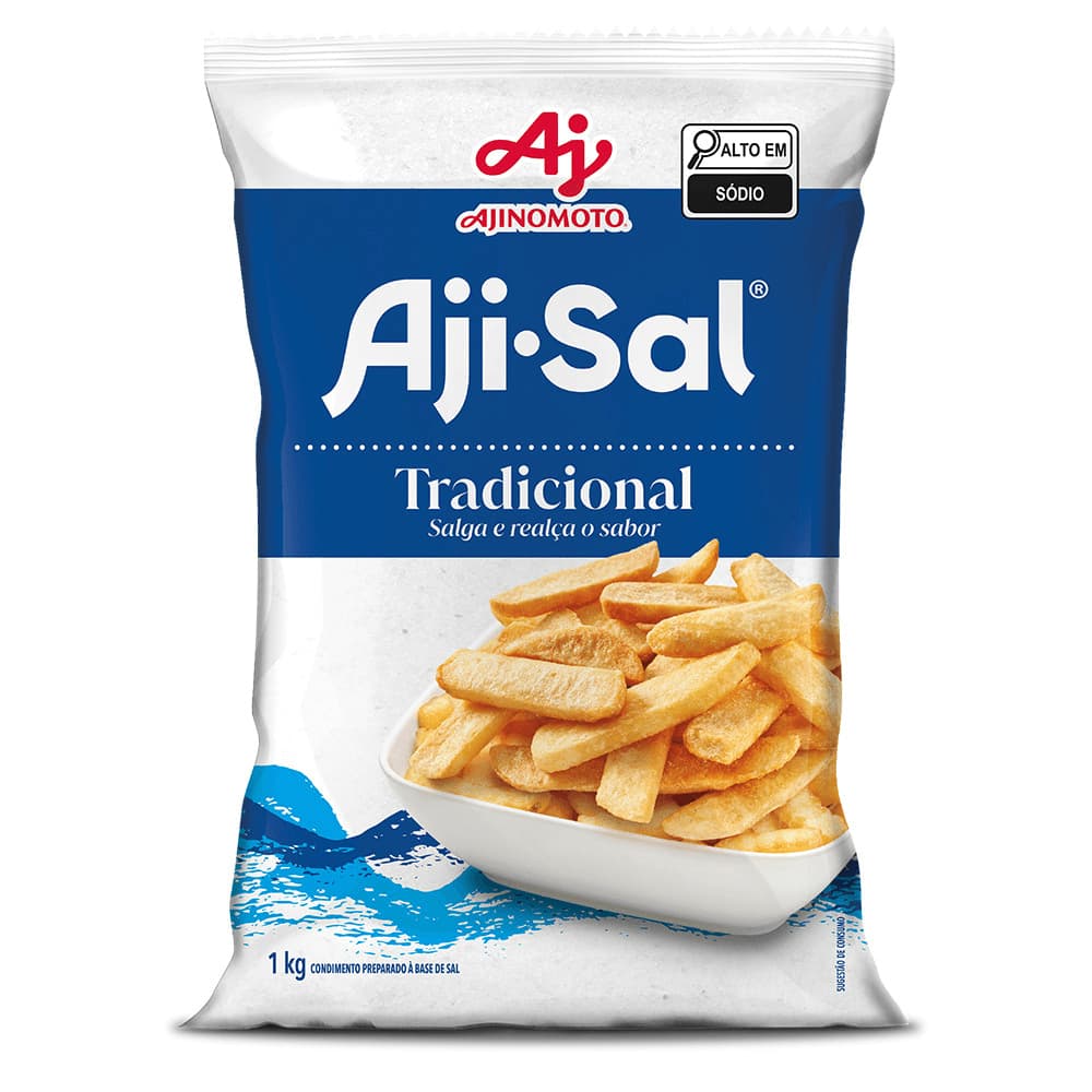 Aji-sal Tradicional Realçador De Sabor Ajinomoto Pacote 1kg
