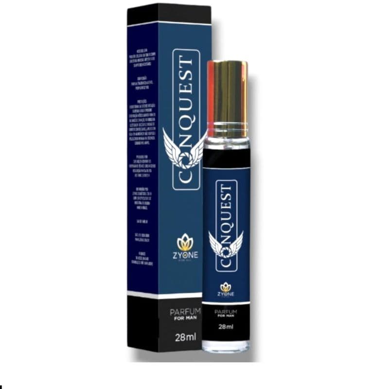 Perfume Masculino Importado Conquest Eau De Parfum Fragancia Importada Zyone 28ml