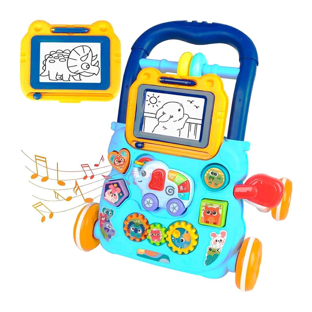 Andador Primeiros Passos Infantil Didático Musical Lousa Interativo Educativo