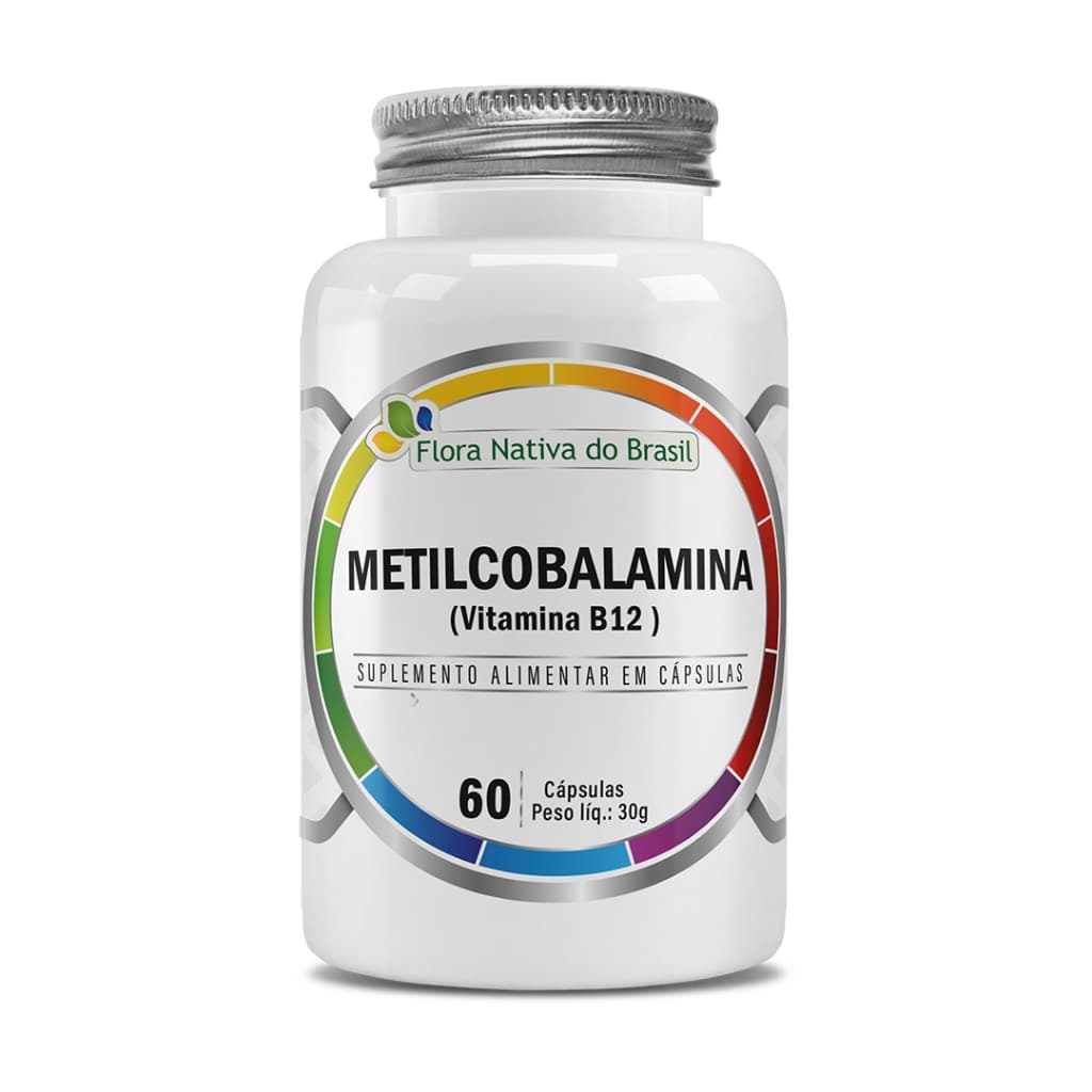 Vitamina B12 Metilcobalamina 60caps - Flora Nativa