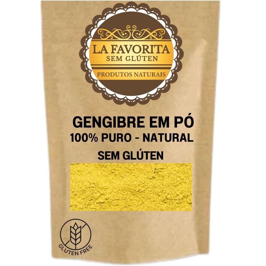 Gengibre em Pó 100% Puro Natural 500g - 250 g - 100g - Sem Glúten