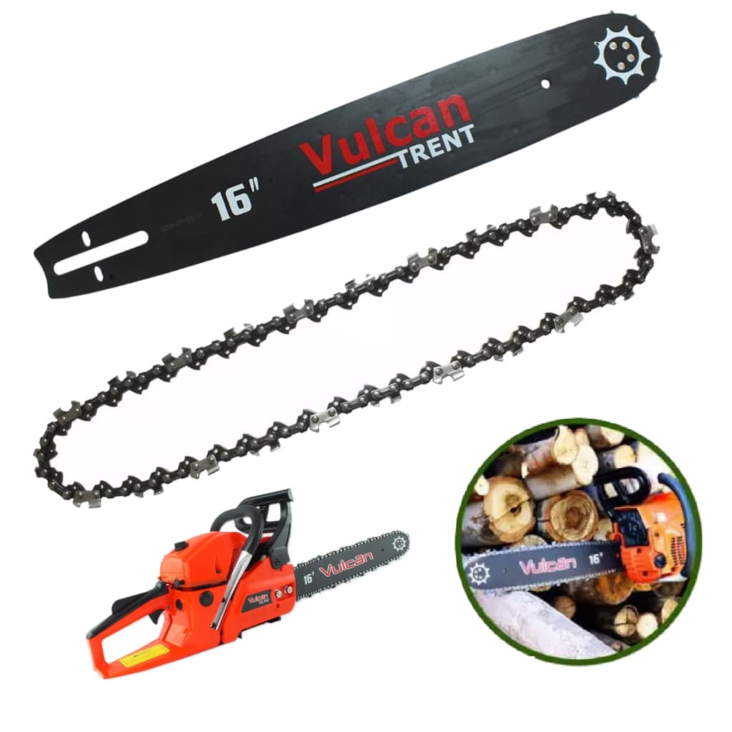 Kit Sabre 16 Polegadas P/ Motosserra + Corrente 28 Dentes