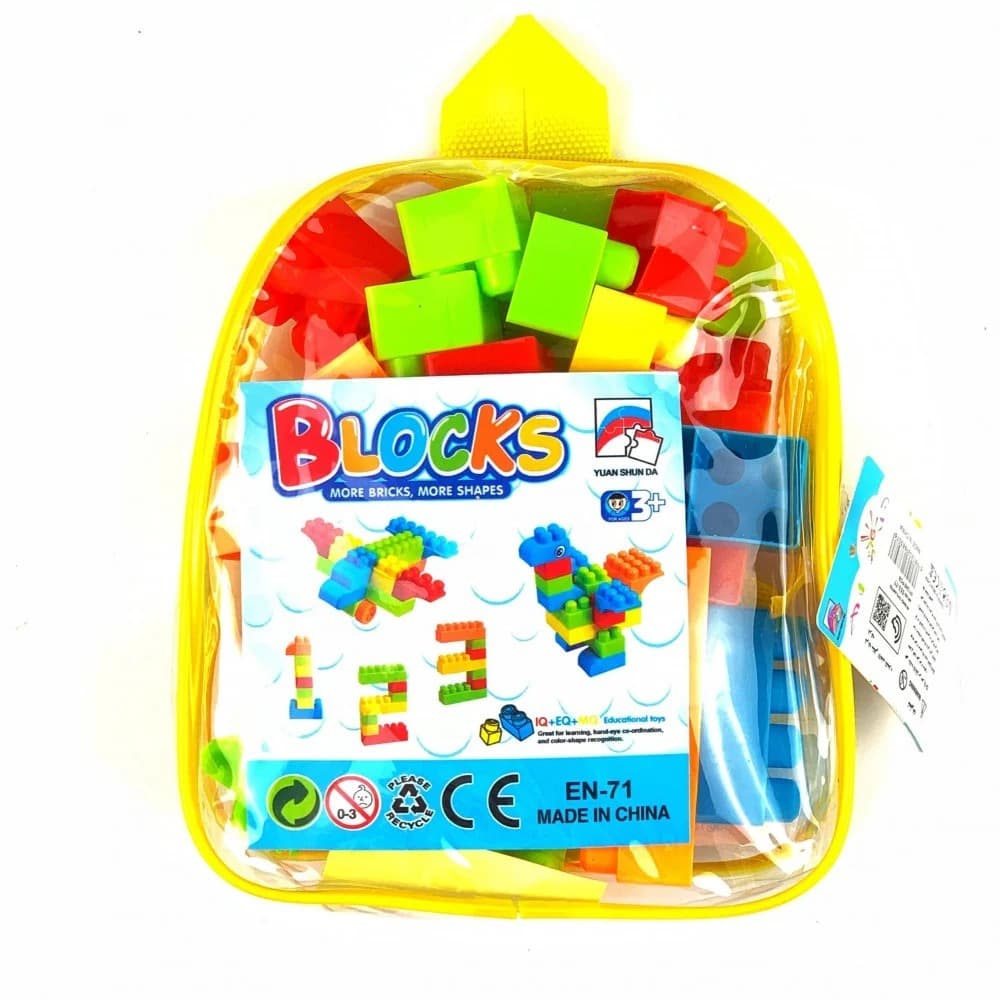 Blocos De Montar Brinquedo Educativo E Didático Legos 35 peças
