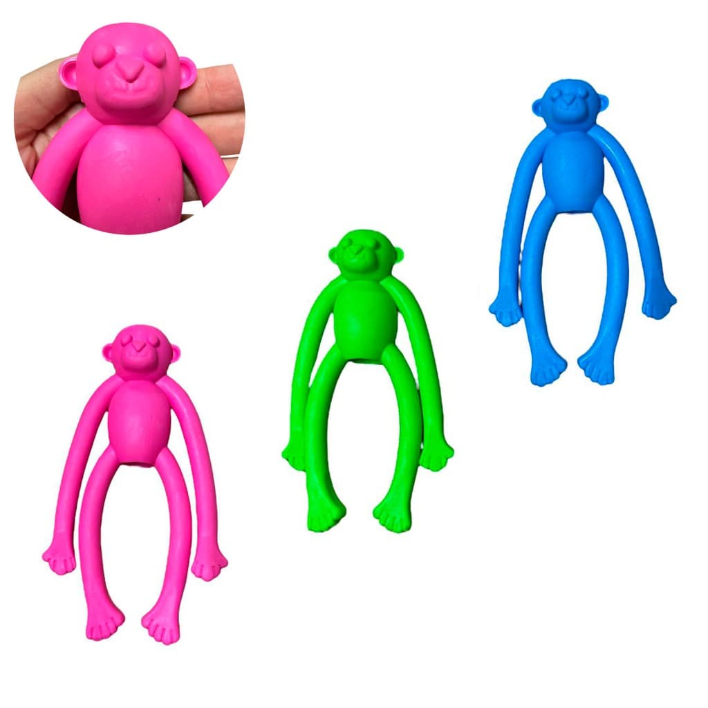 Mordedor Macaco Maciço Pet Macaco Para Cachorro Pequeno Macaco Maciço