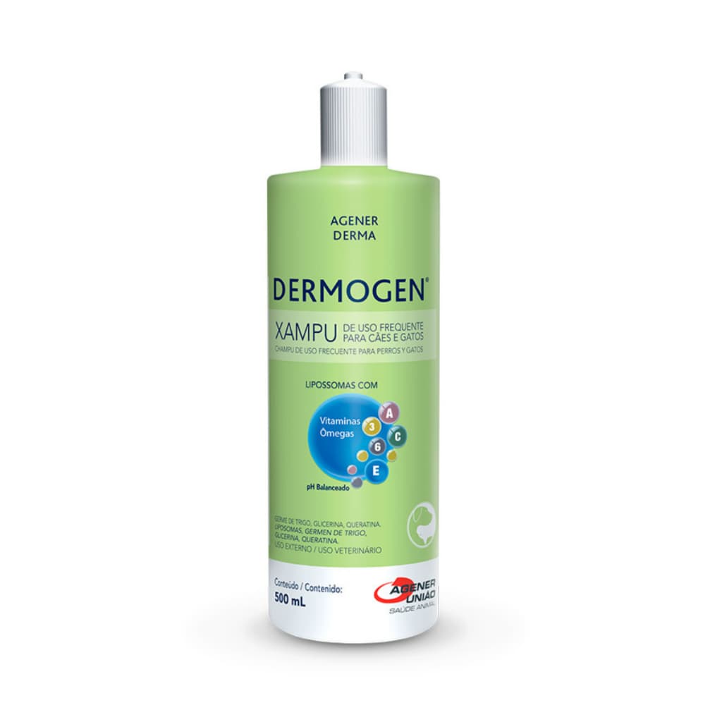 Dermogem Shampoo Para Cães E Gatos 500ml