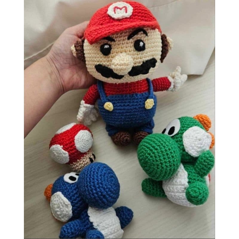 Kit Amigurumi Mário Crochê