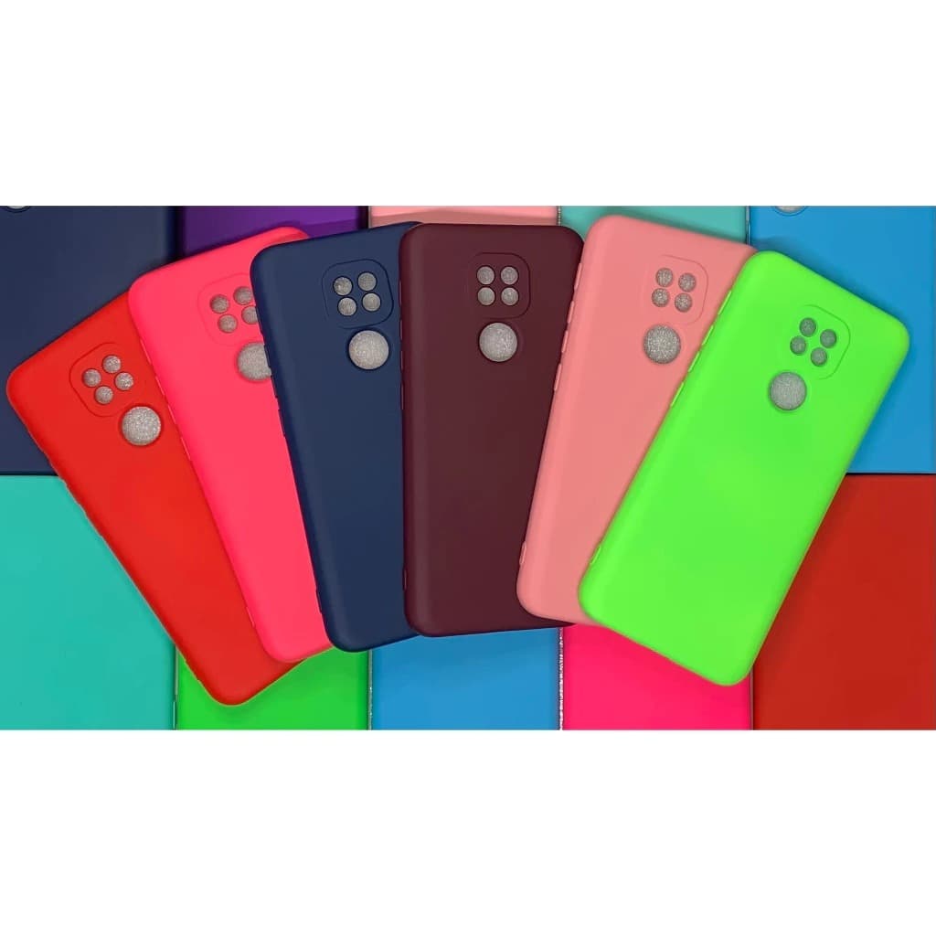 Capa Case Silicone Colorida/Transparente para Moto G9/Moto G9 Play