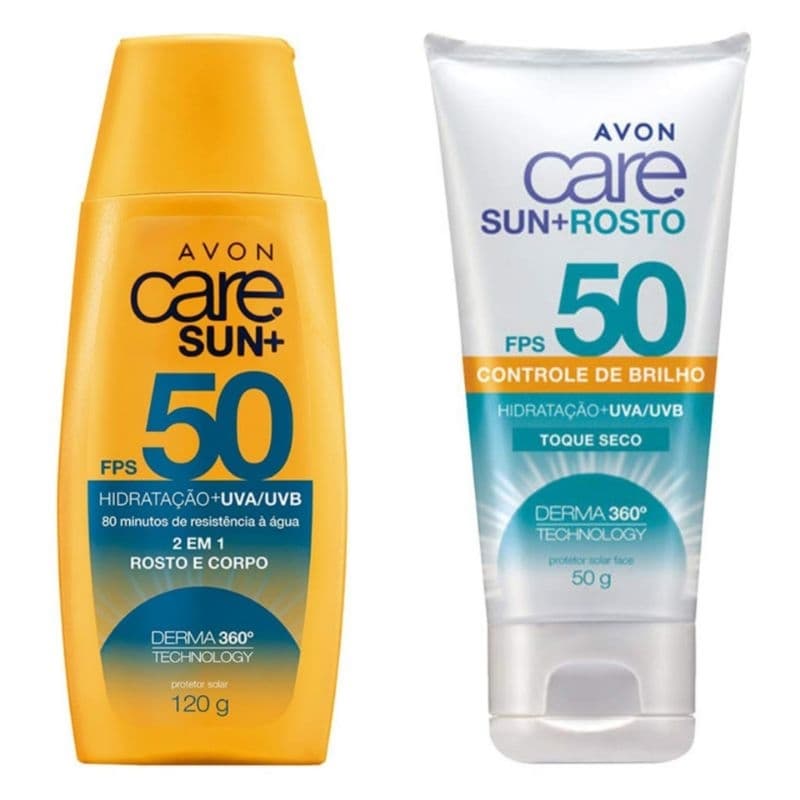 Protetor Solar Facial Sun FPS50 controle de brilho, Protetor Solar 2 em 1 FPS50, Renew FPS70