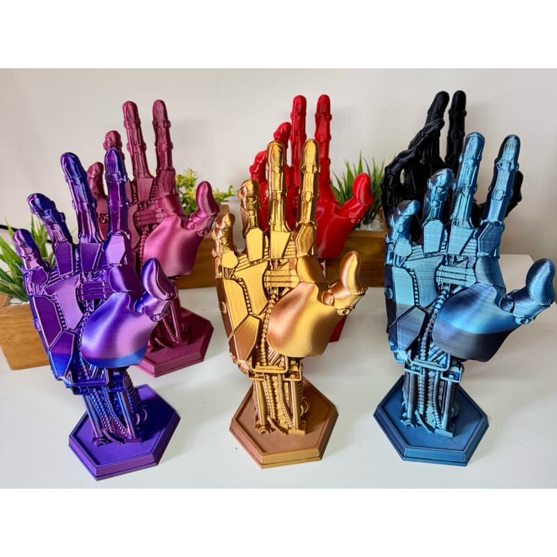Decoração Suporte de controle de videogame PlayStation, Xbox, Ps4, Ps5 - Mão Robô em impressão 3D