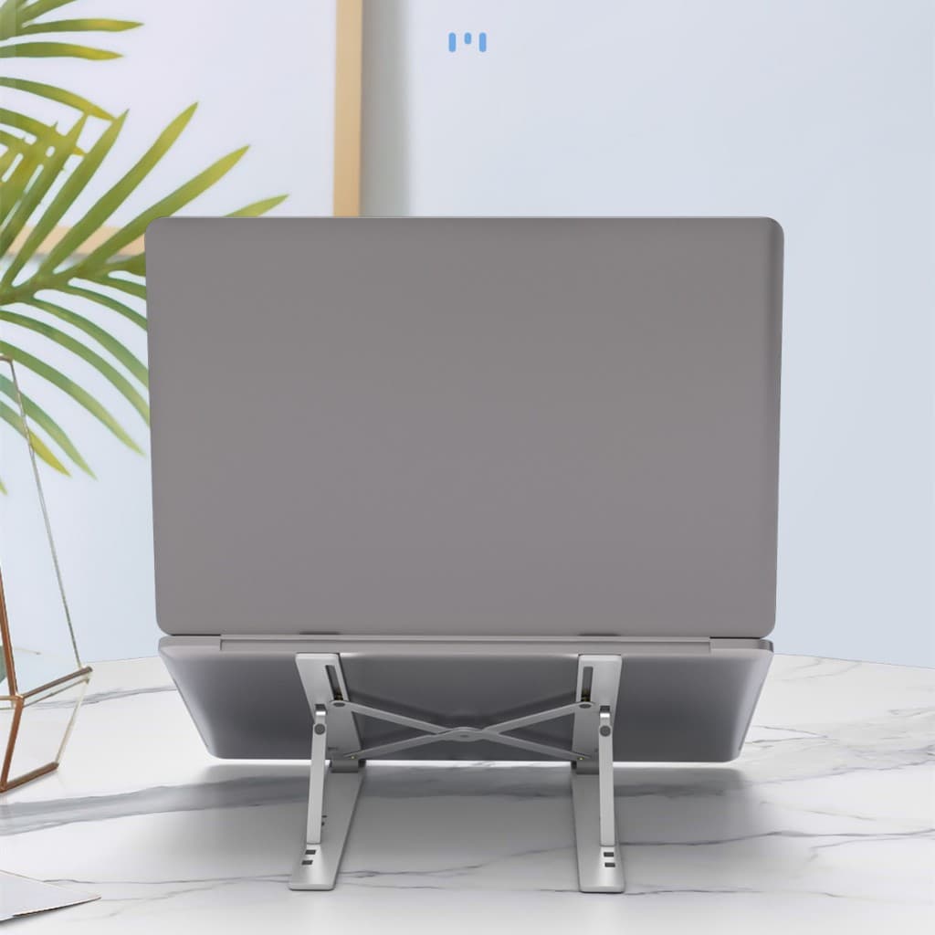 2KIT  Suporte Apoio De Notebook Laptop Compacto Articulado Home Office / Suporte Notebook / Porta Notebook Preto