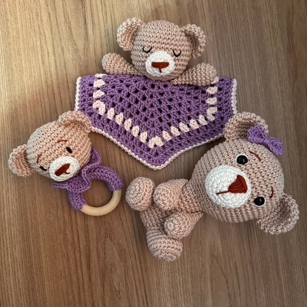 Kit Naninha - amigurumi crochê