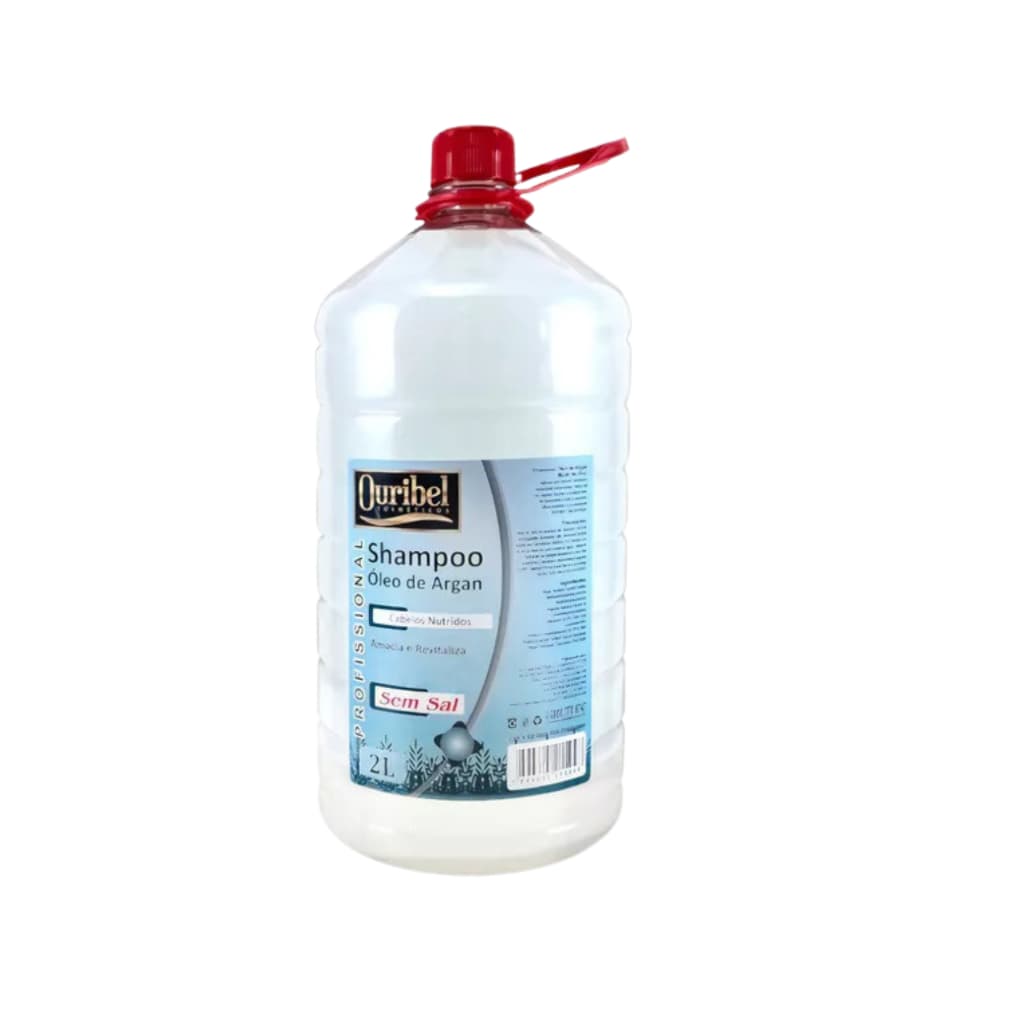 shampoo de argan ouribel 2 litros perolado shampoo salão hidratante