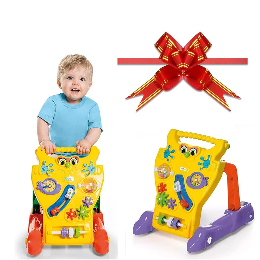 Andador Infantil Brinquedo 2x1 Andador Feliz Tateti 902
