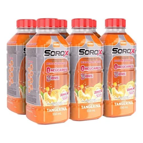 Pack com 6 - Sorox Tangerina 550mL
