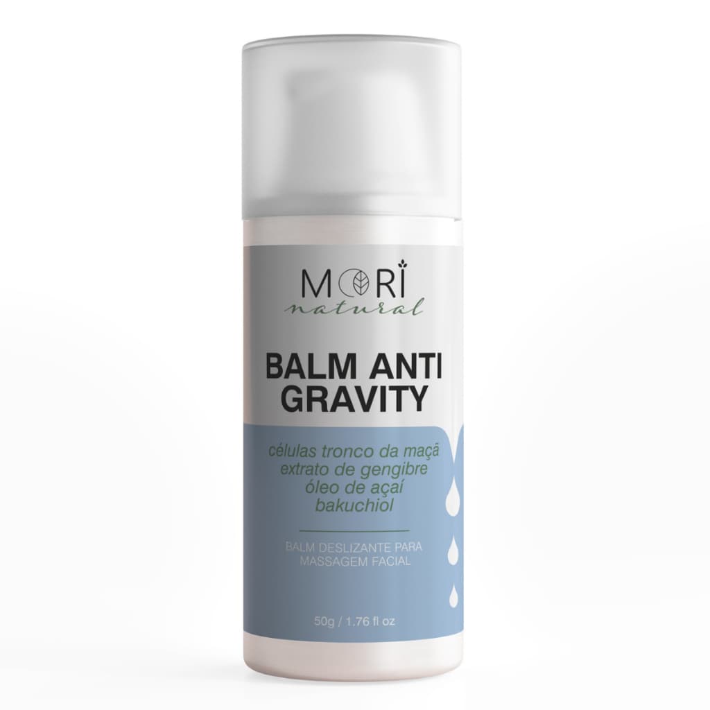 Balm Hidratante Facial Mori Natural, Anti Idade,100% natural, orgânico e vegano, 50ml