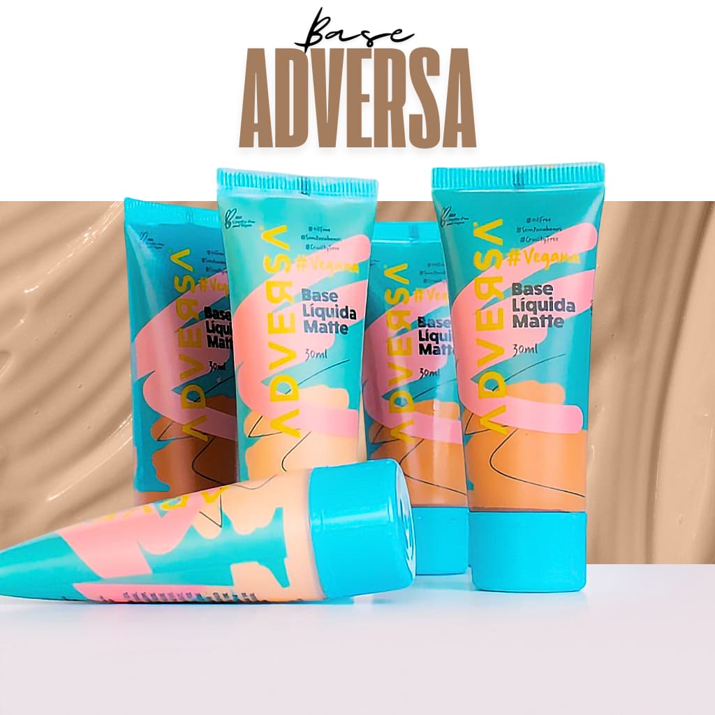 Base Líquida Matte Oil Free Vegana Adversa: A queridinha das brasileiras!