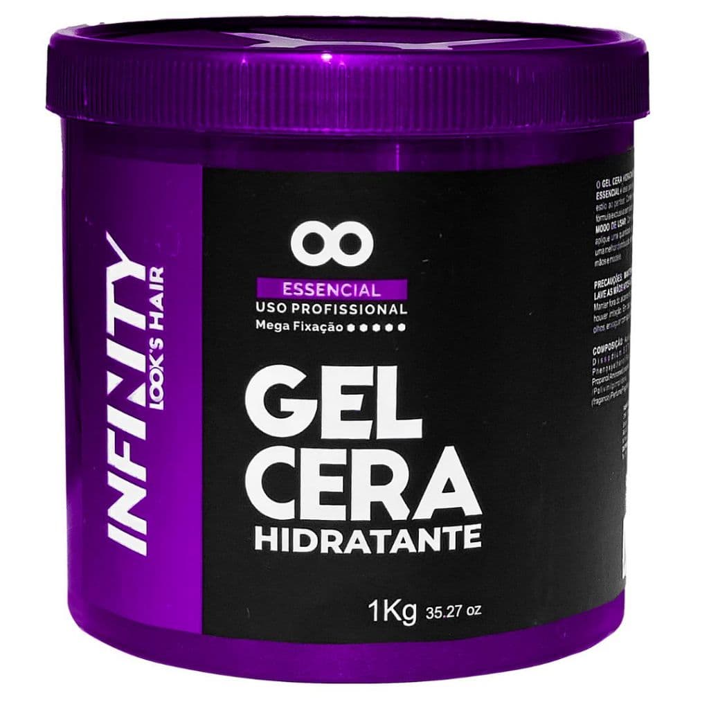 Gel Cera Hidratante 1kg INFINITY LOOKS HAIR