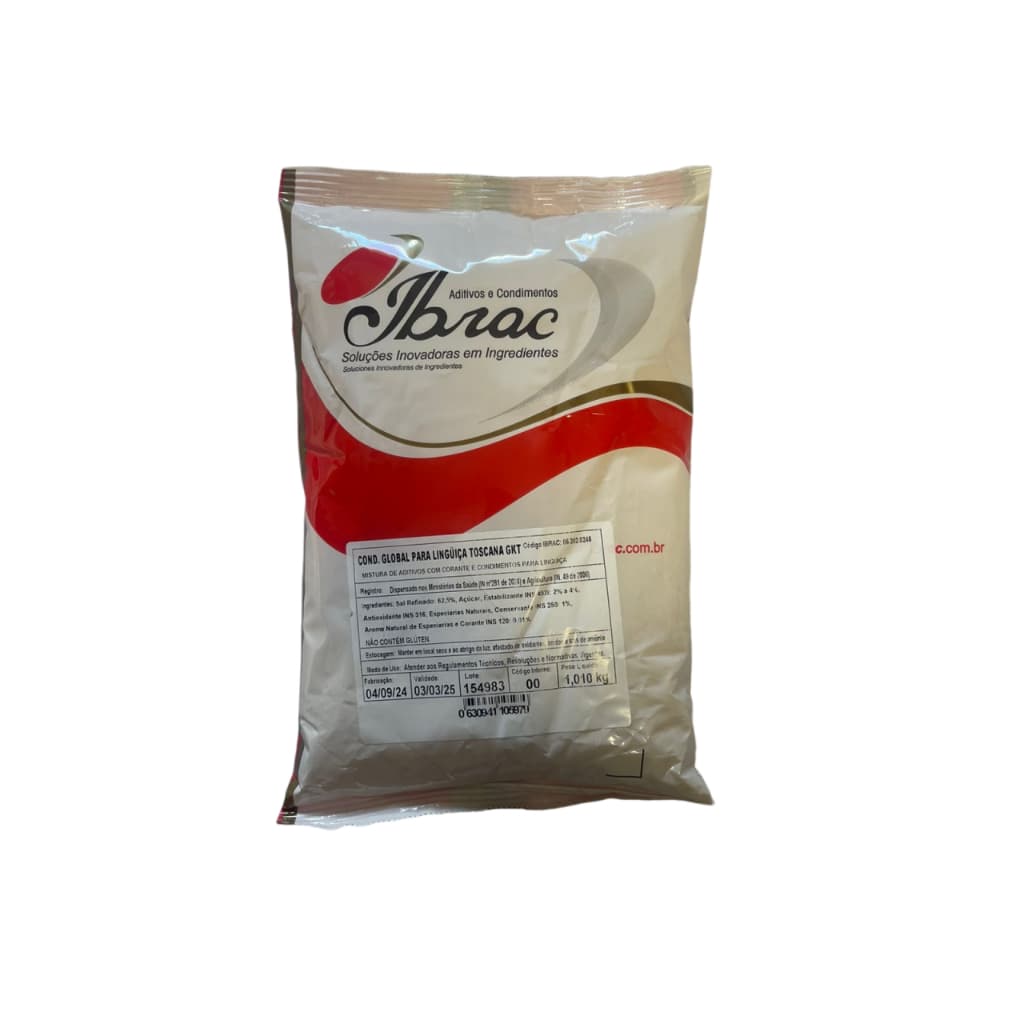 Condimento Global Toscana GKT - Para Fabricação de Linguiças Mistas - 1 Kg
