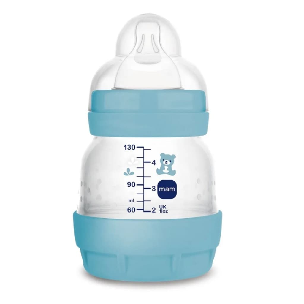 Mamadeira MAM Easy Start Anticólica 0M 130ml Urso Azul