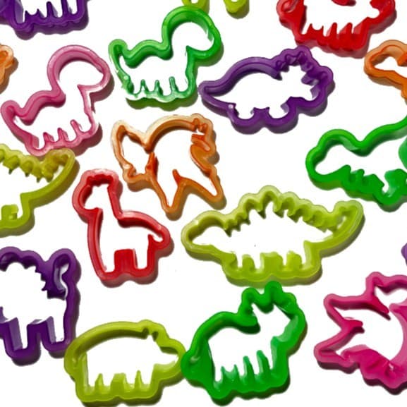 100 Moldes neon formatos dinossauro e safari para bolacha massinha de modelar kit festa infantil