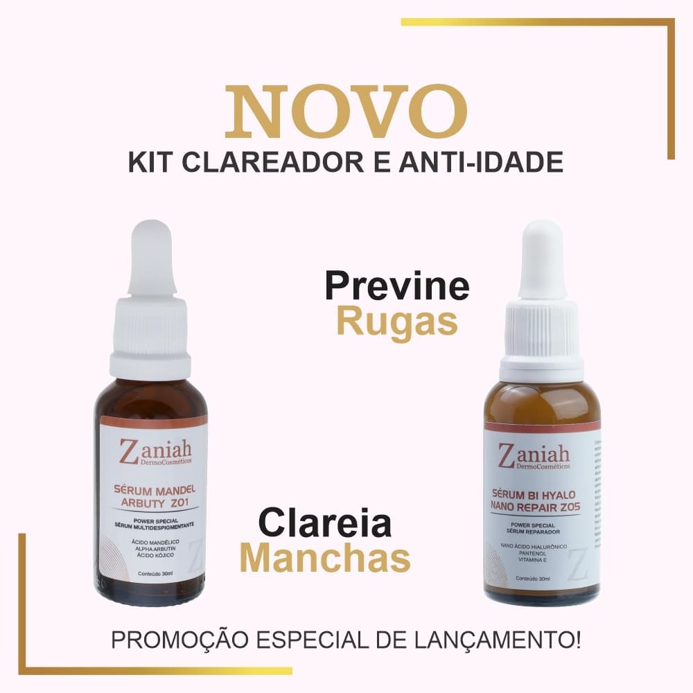 Kit Anti Melasma + Anti-Idade Mandel Repair - Zaniah Z06
