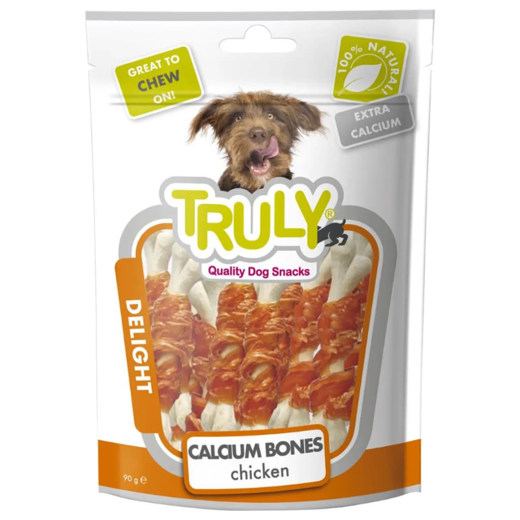 Truly Petisco Para Cães Twists De Frango 90g