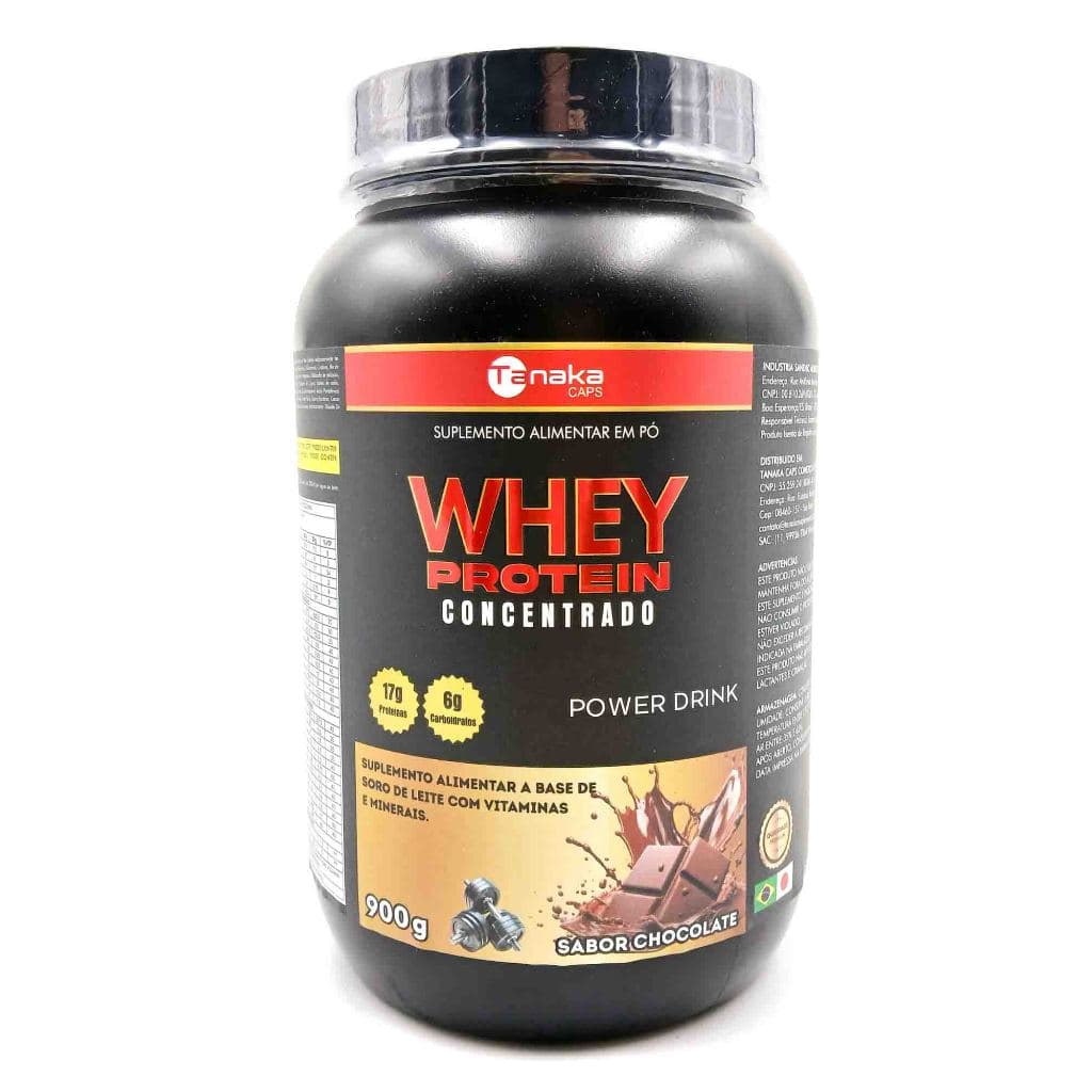Whey Protein Concentrado Academia Sabor Chocolate 900g