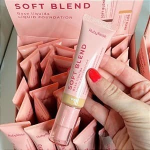 Base Líquida Soft Blend - Ruby Rose  - LANÇAMENTO LINHA ROSA PINK RUBY ROSE