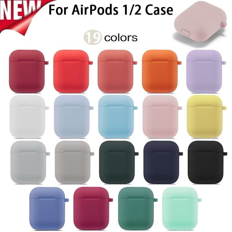 Capa fone Silicon Para TWS i12 Bluetooth 5.3 Fones De Ouvido Hi-Fi Estéreo No Para Esporte Controle Toque Earbud(air1/2)
