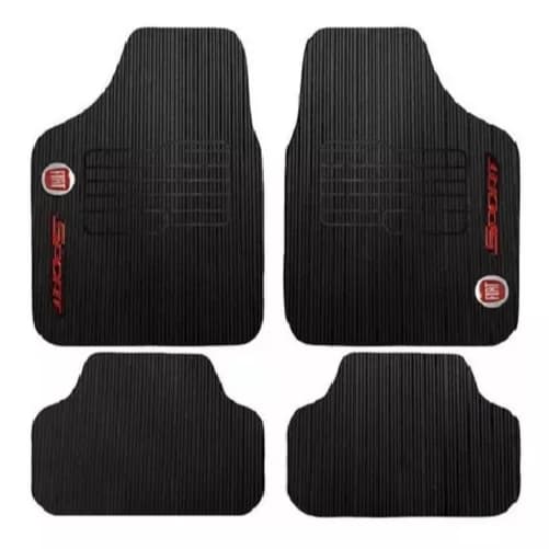 Tapete para carro automotivo tapetes de borracha universal carros Fiat Cronos Doblo Fiorino Grand Siena Punto Palio Uno