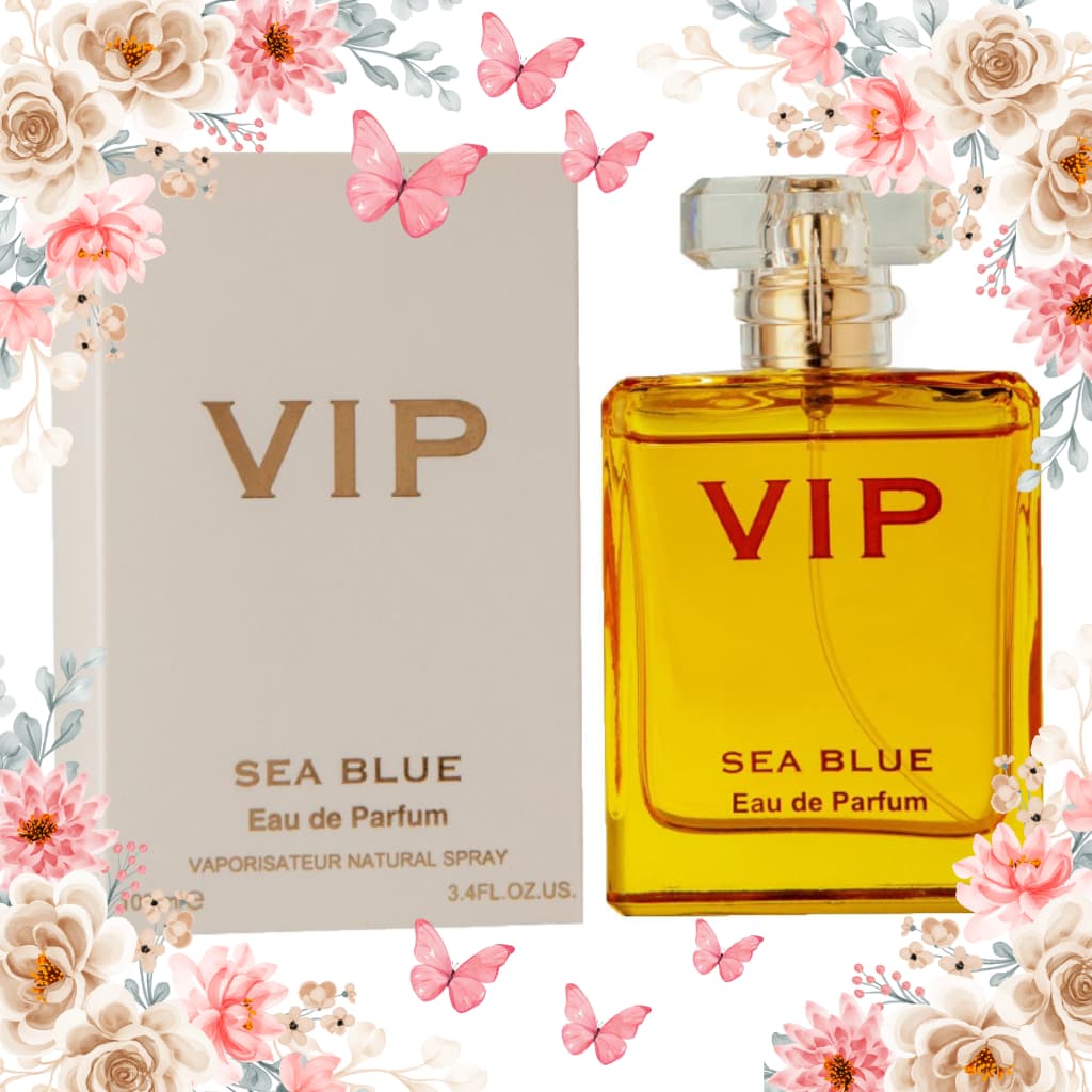 Perfume Vip Feminino 100ml Importado Sea Blue