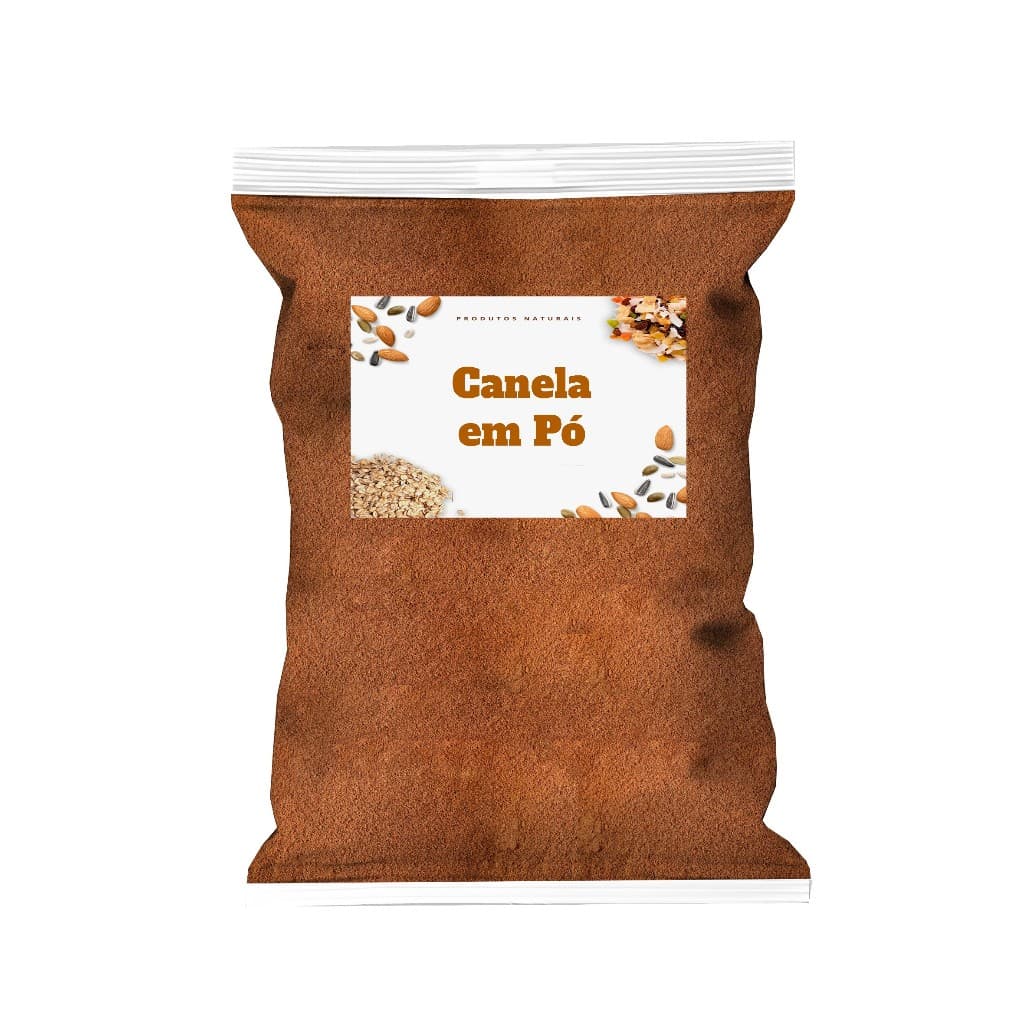 Canela em Pó 500gr- 100% Natural  Alimentos