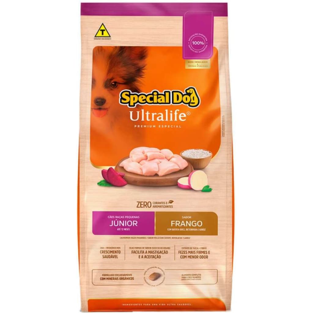 Ração Special Dog Ultralife Cães Filhotes Raças Pequenas 3kg