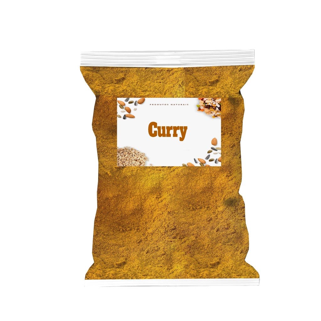 Curry Em Pó 500gr - Tempero Condimento  Alimentos